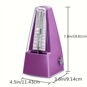 Mechanical Metronome Purple Musical Instruments Plastic Metronome High-Precision Beat Tempo