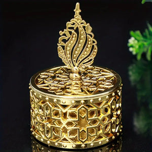 Elegant Golden Durable Plastic Box -Perfect for Accessory Gift, Candy, Keepsakes & Decor, Ideal for Valentine's Day & Special Occasions