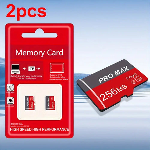 Pack of Two Memory Card 256MB Memory TF Card For Multiple Devices