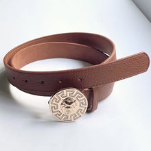 Load image into Gallery viewer, Elegant Women&#39;s PU Leather Belt with a Beautiful Golden Buckle in 4 Colors