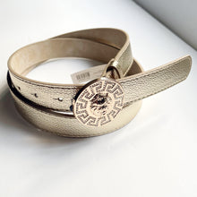 Load image into Gallery viewer, Elegant Women&#39;s PU Leather Belt with a Beautiful Golden Buckle in 4 Colors