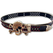 Load image into Gallery viewer, Fantasy Belt for Women, Shiny, Textured, Fashion Skeleton Design