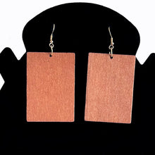 Load image into Gallery viewer, Vintage Design: Wooden Dangle Hook Earrings - Fashionable Bohemian Accessory for Women &amp; Girls