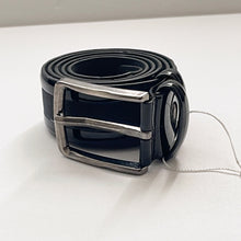 Load image into Gallery viewer, PU Leather Belt, Stripe Patterned, The Ultimate Official Gift for Men - Color: Black - Length: 110 cm