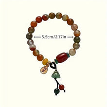 Load image into Gallery viewer, Ethnic Style Lotus Pod Charm Beaded Bracelet - Fashionable Autumn Winter Jewelry for Trendsetters