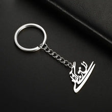 Load image into Gallery viewer, 1PC Cool Mysterious Retro Runic Keychain For Men, Alien Runic Keychain, Square Pointed Bottom Runic Keychain, Women - Life - Freedom