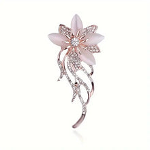 Load image into Gallery viewer, Luxury Sparkling Flower Brooch - Paved with Natural Stone for Women