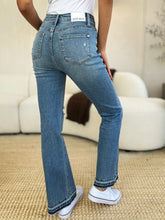 Load image into Gallery viewer, Full Size Mid Rise Destroyed Hem Distressed Jeans - #shop_name - Pants