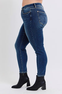 Full Size Run Mid - Rise Waist Skinny Jeans with Thermal Lining - #shop_name - Pants