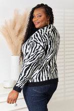 Load image into Gallery viewer, Heimish Full Size Zebra Print Sweater For Women - #shop_name - women clothes