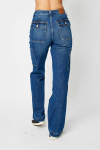 Judy Blue Full Size High Waist Cargo Jeans - #shop_name - Pants