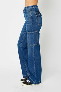 Judy Blue Full Size High Waist Cargo Jeans - #shop_name - Pants