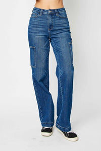 Judy Blue Full Size High Waist Cargo Jeans - #shop_name - Pants