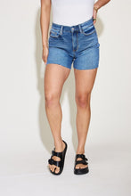 Load image into Gallery viewer, Judy Blue Full Size High Waist Slim Denim Shorts - #shop_name - Shorts