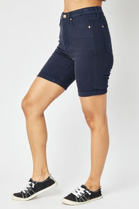 Judy Blue Full Size High Waist Tummy Control Bermuda Shorts - #shop_name - Shorts