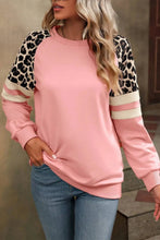 Load image into Gallery viewer, Leopard Round Neck Long Sleeve Sweatshirt in 3 Colors - #shop_name - women clothes