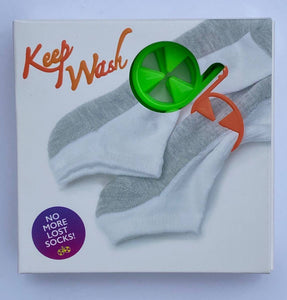 Keep Wash - Circle Sock Clips For Washing Machine, Dryer, And Drawer - Color: Green