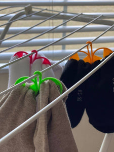 Keep Wash - Circle Sock Clips For Washing Machine, Dryer, And Drawer - Color: Green