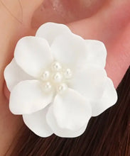 Load image into Gallery viewer, Camellia Flower Stud &amp; Drop Earrings