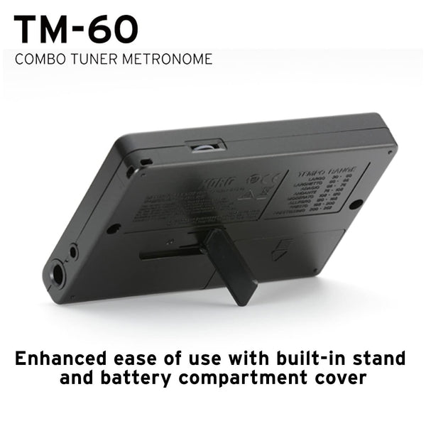 Korg TM60BK Tuner Metronome, Black
