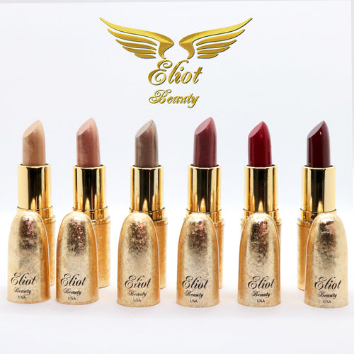 Luxury Long Lasting Lipsticks - A Set of All 6 Beautiful Colors - Eliot Beauty