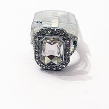 Load image into Gallery viewer, Beautiful Simulated Ring with Zirconia Stone and a Big Gemstone for Her