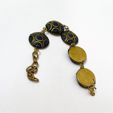 Load image into Gallery viewer, Tibet Nepal ethnic style Bracelet with Steel Chain and 5 Pendants