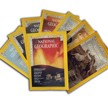 Load image into Gallery viewer, Bundle of 8 National Geographic Magazines 1972-73-74-76 in Very Good Condition