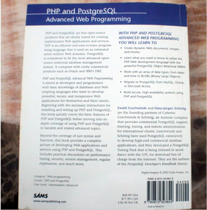 Developer's Guide: PHP and PostgreSQL Advanced Web Programming by Ewald...