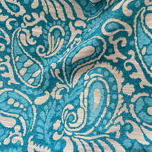 Load image into Gallery viewer, 1.2 Yards of Upholstery Fabric - SYDNEY - HYDE, MODERN PAISLEY PATTERN TEXTURED CHENILLE